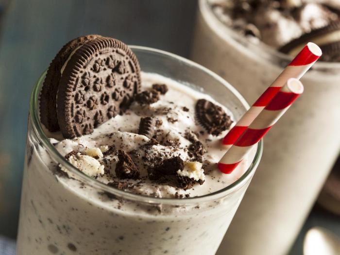 Oreo milkshake nutrition facts