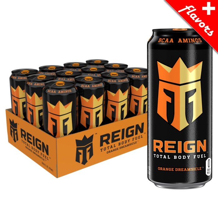 Reign storm energy drink nutrition facts